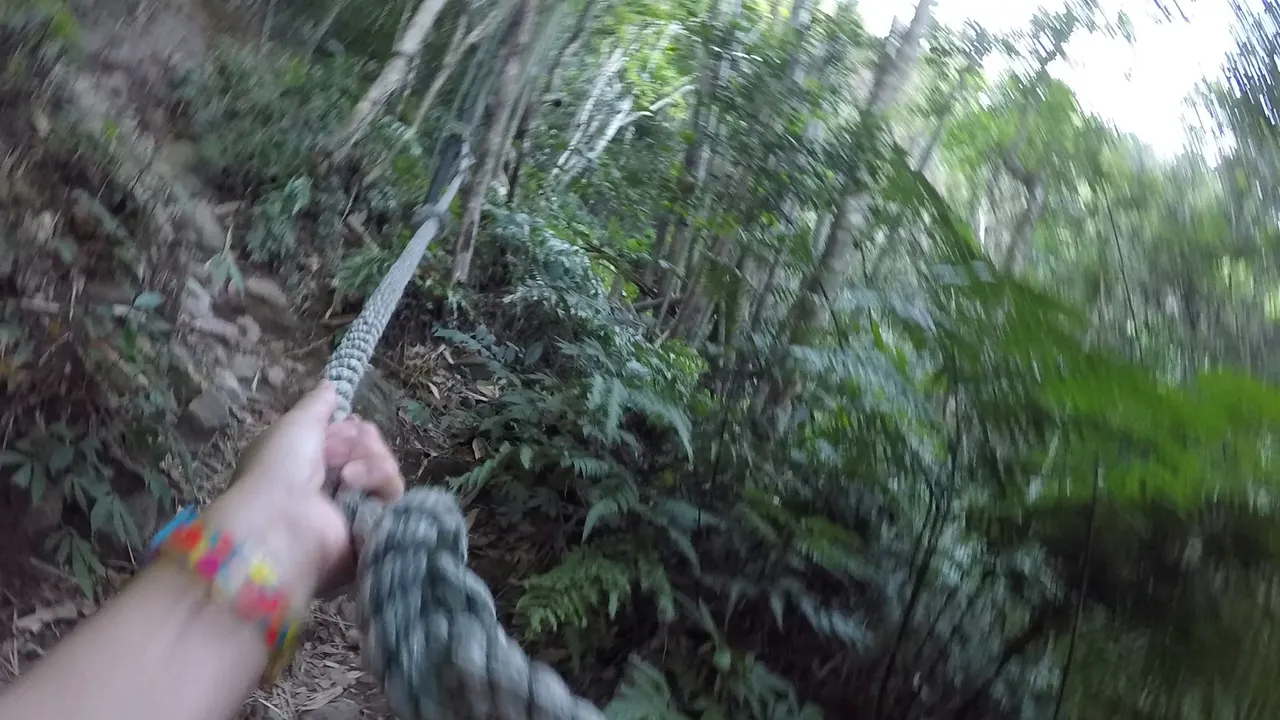 Hiking at Mount Baimao, Taiwan