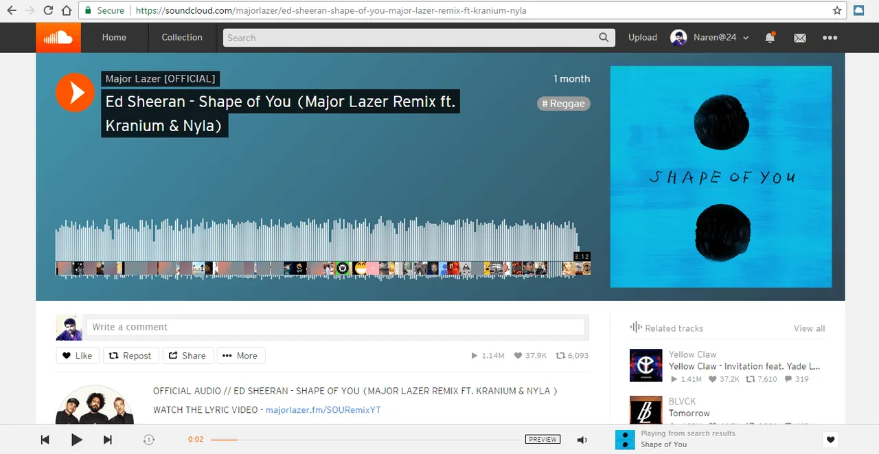Soundcloud Player