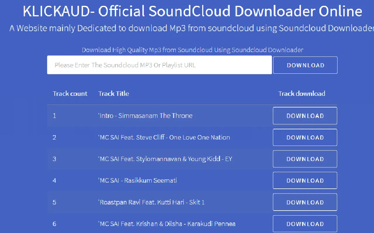 Playlist downloader