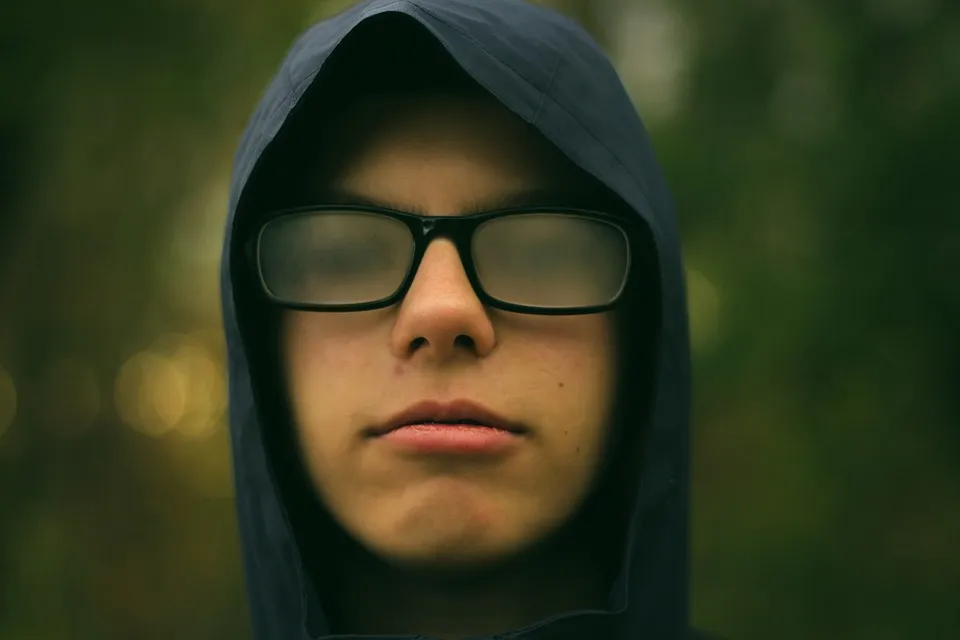 Adult, Blur, Close-Up, Eyeglasses, Focus, Model, Moist