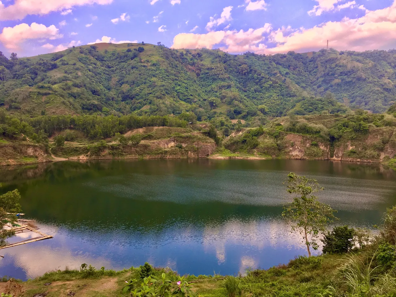 The Breathtaking view of Lake Bensis, also known as Lake Pinangganon in Toledo