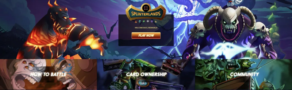 the best blockchain game splinterlands