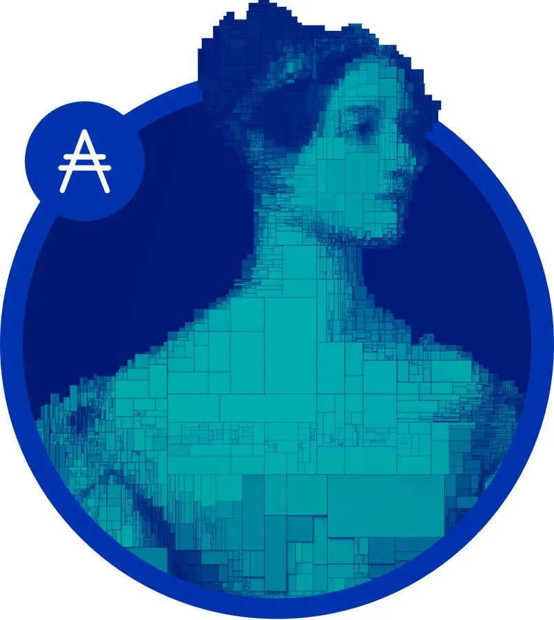 Ada Lovelace roundel with Ada Icon