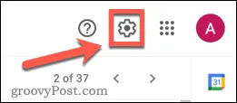 Gmail 设置图标