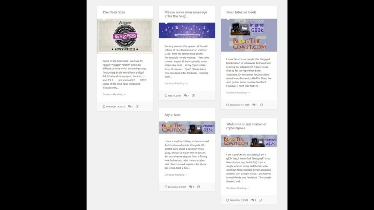 How It Started - First 5 WordPress posts