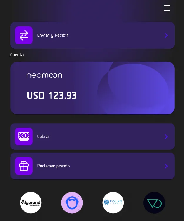 Mi wallet en neomoon