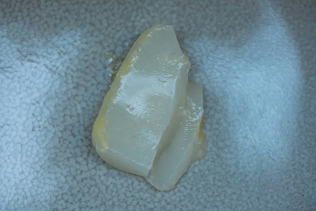Diamonds! Nah, its just collagen.