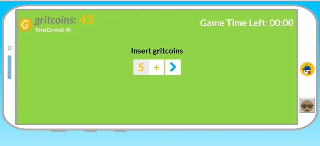 Typing Agent Grit Coins