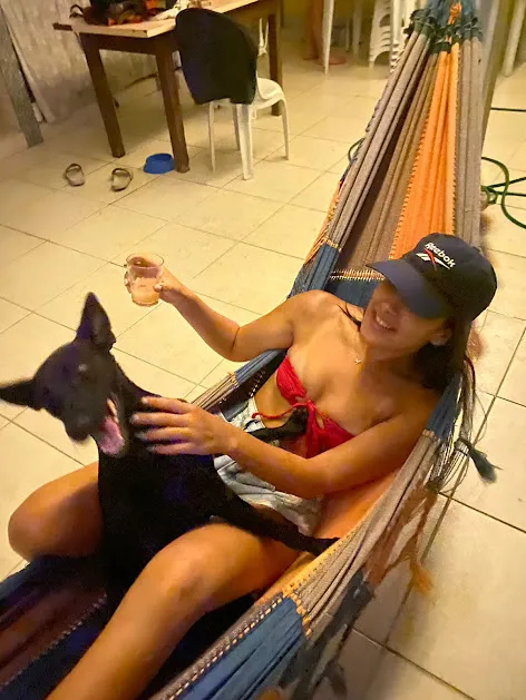 Me and a friend's dog