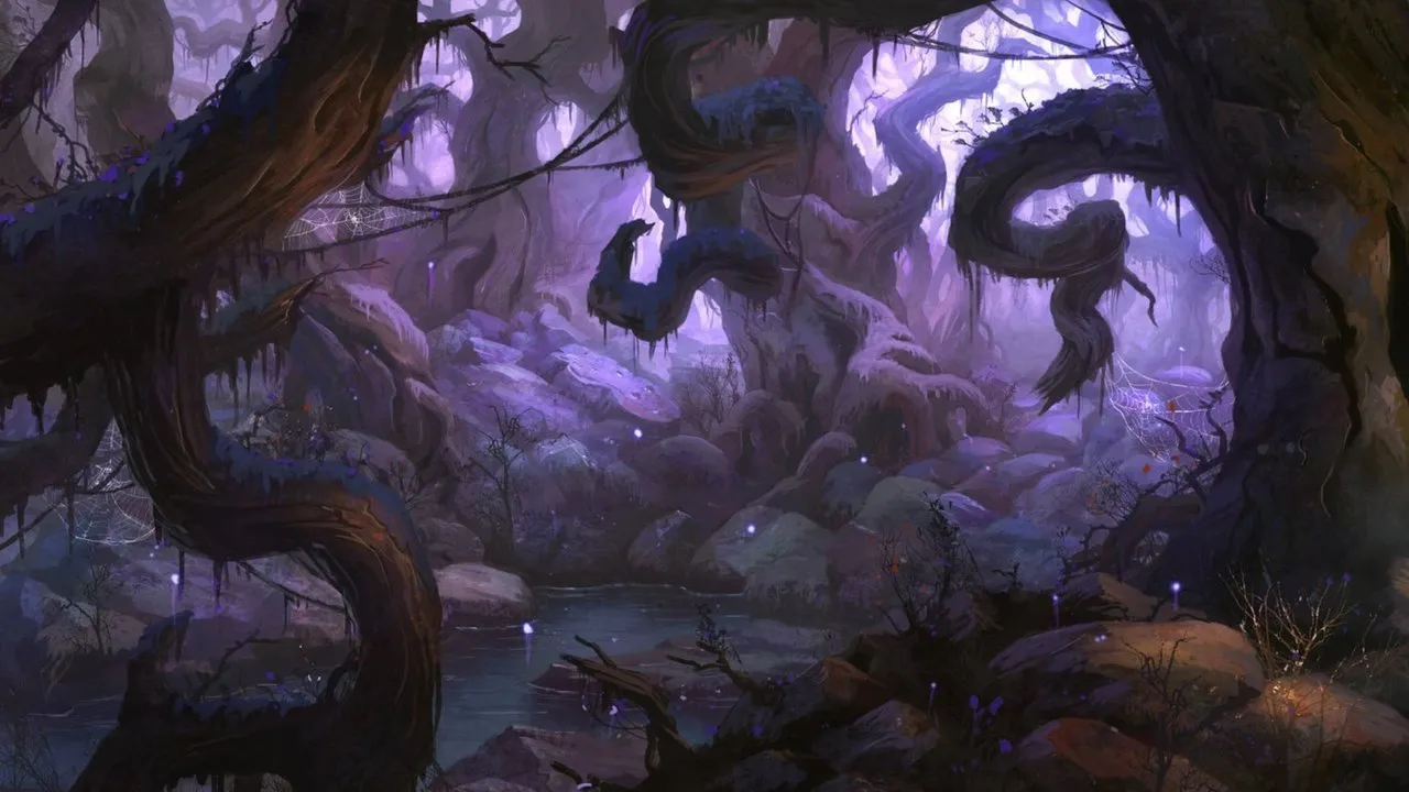 Fonte: https://www.wallpaperflare.com/forest-wallpaper-fantasy-art-wallpaper-254852