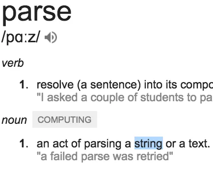 什么是parse