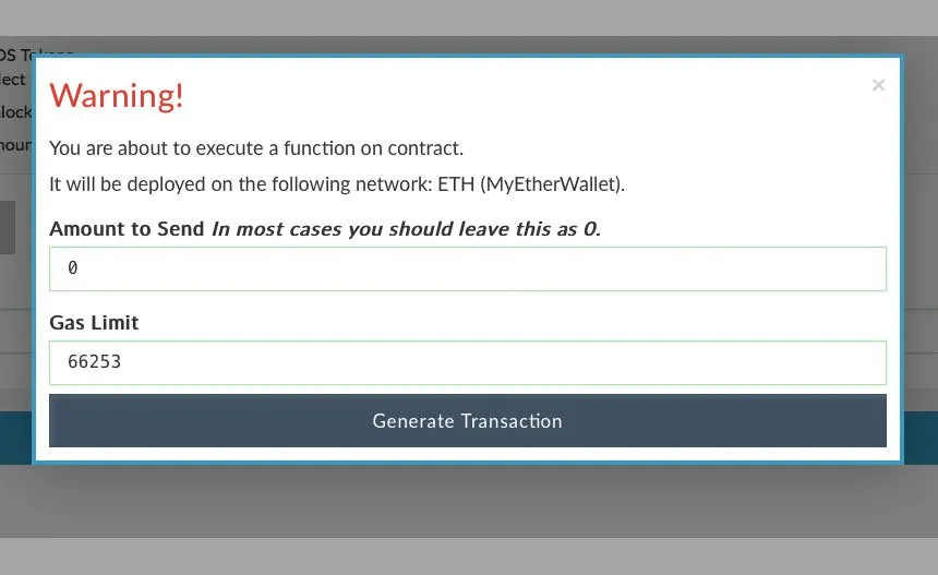 MEW EOS Claim