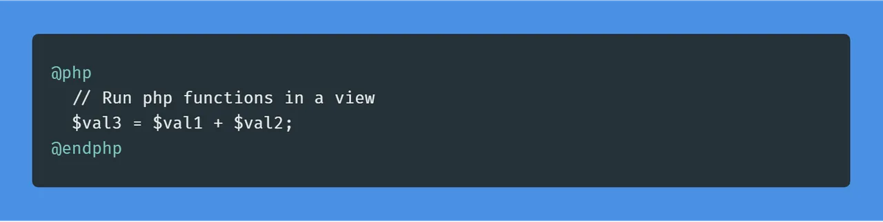 10 Underused Laravel Blade Directives - @php