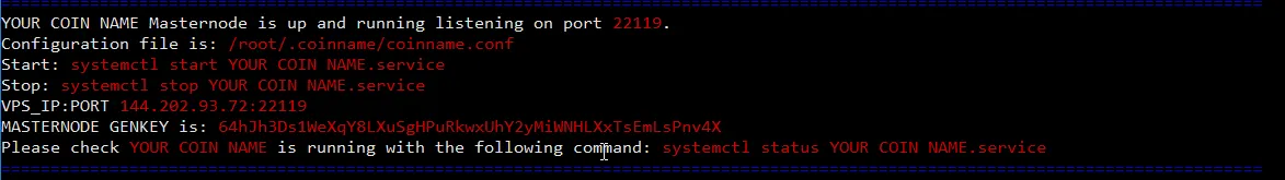 Example-installing