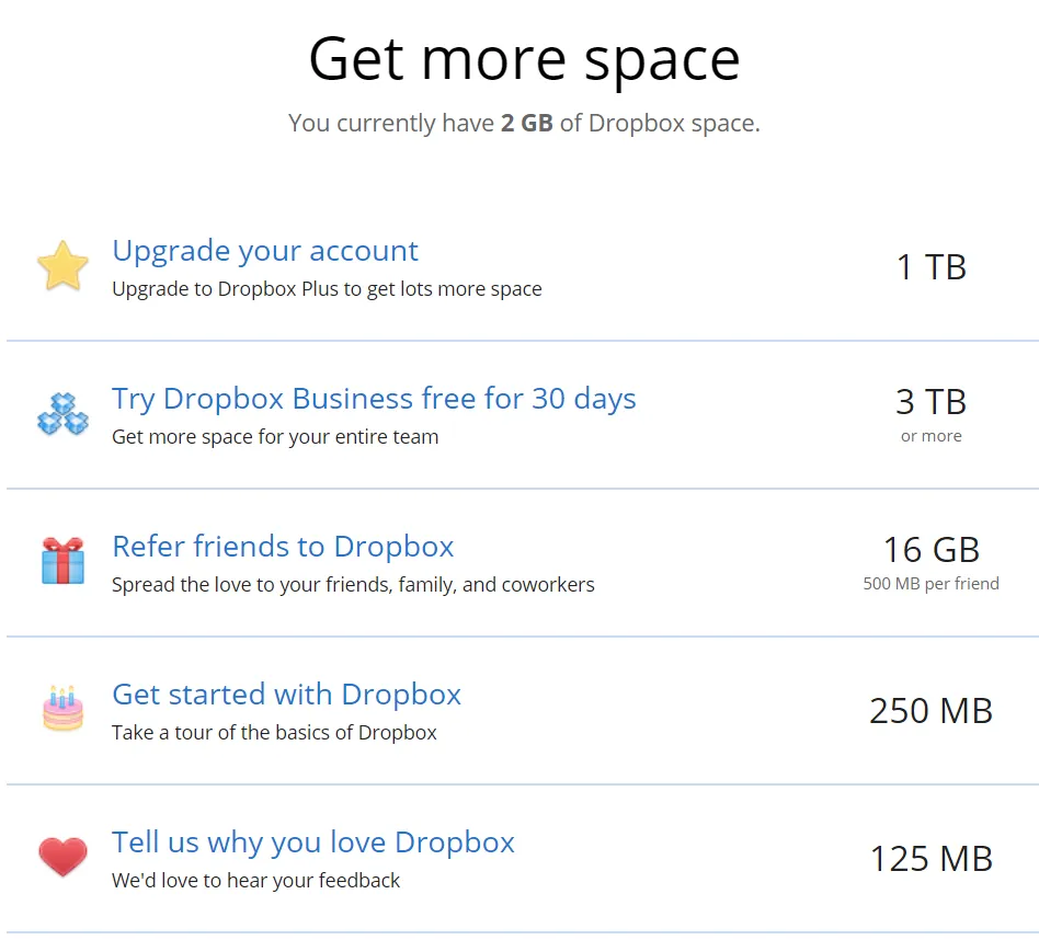 GetSpace