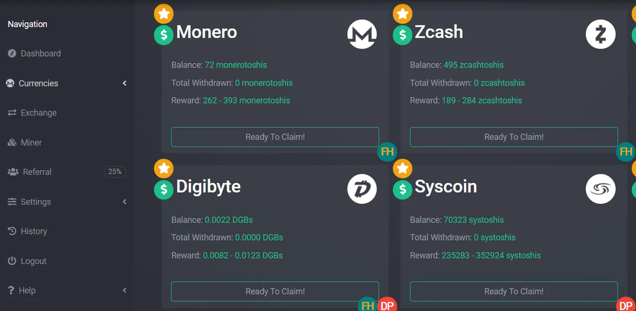 Multicoin Faucet