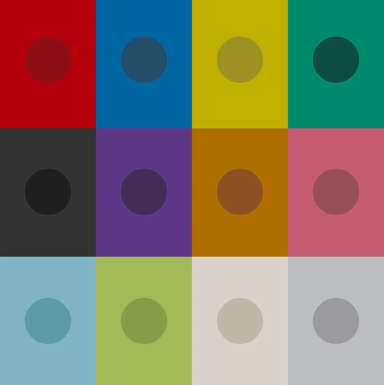 Muted color palette