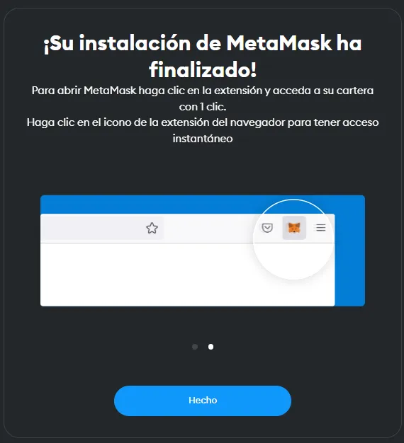 Icono de MetaMask