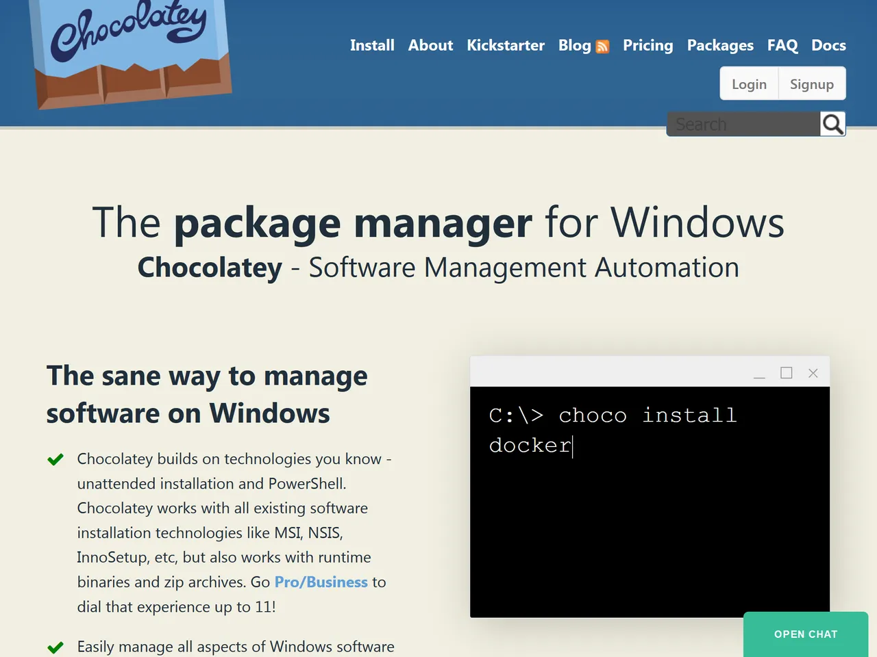 Landing Page