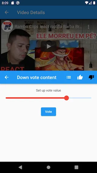 Down vote