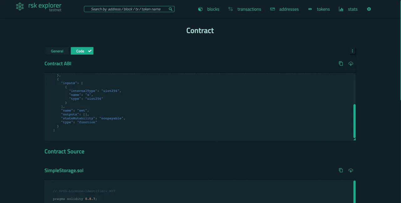 Contract details