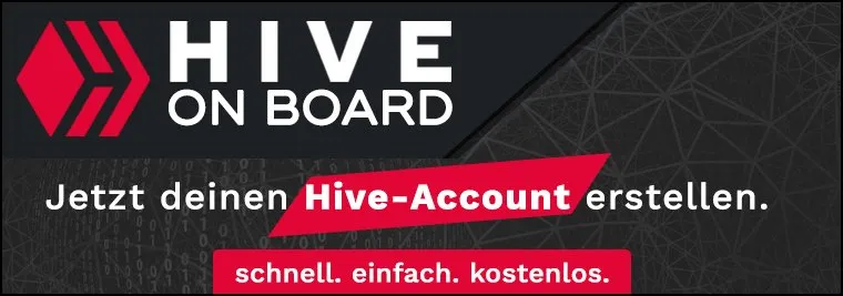 Hive Konto erstellen