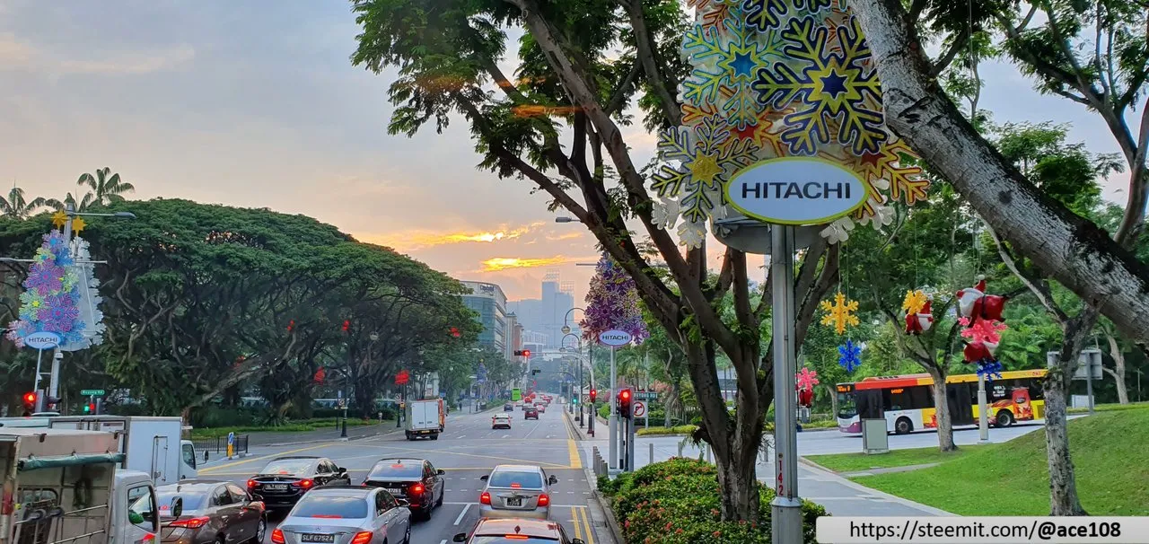 Sun at Orchard Road