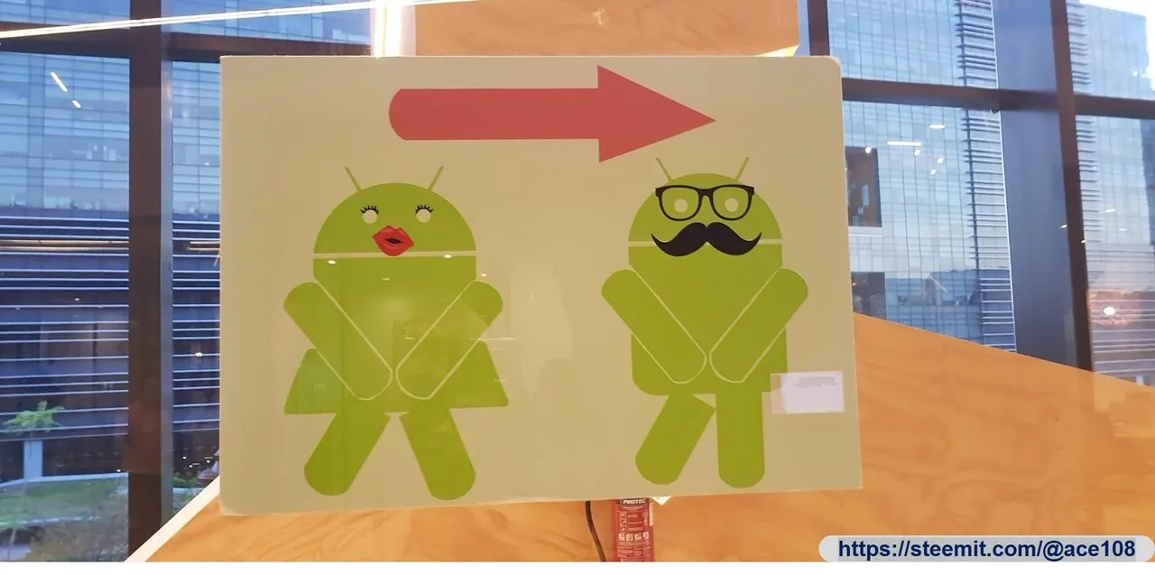 Android Toilet Sign