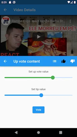 Up vote
