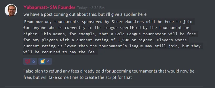 matt announcement on free tourneys.PNG