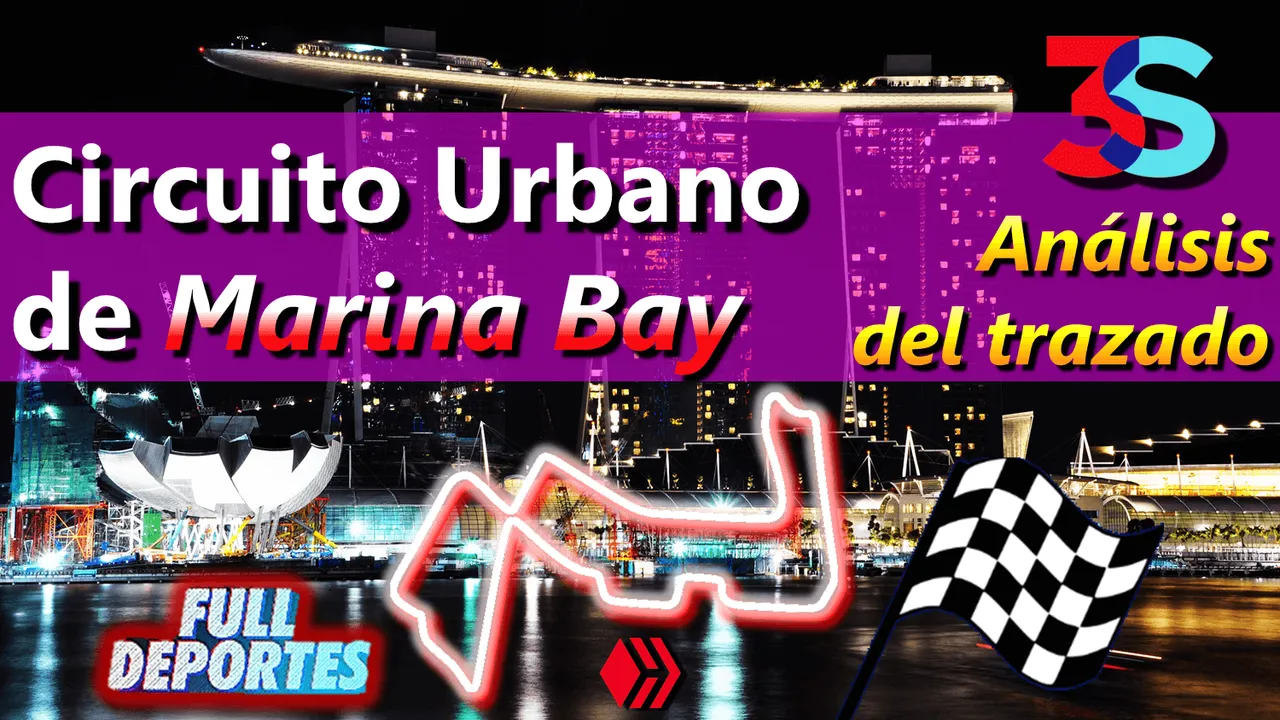 Análisis del Circuito Urbano de Marina Bay Singapur Street Circuit Night Race Singapore GP 2008 acontmotor Full Deportes Hive.png