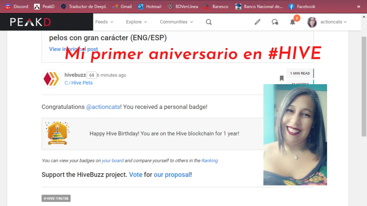 mi Primer aniversario en #HIVE.png