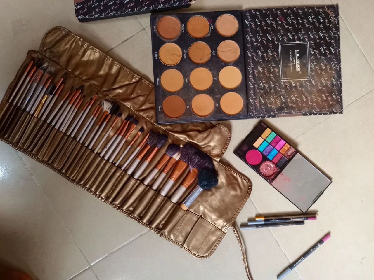 Few of makeup tools
