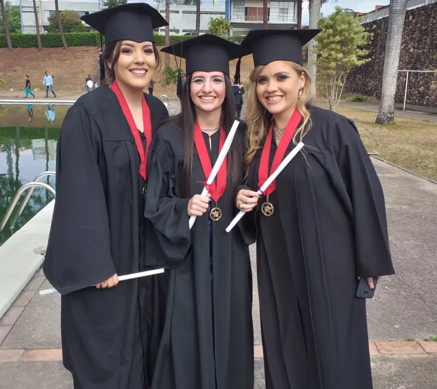 The day we graduated, in 2019