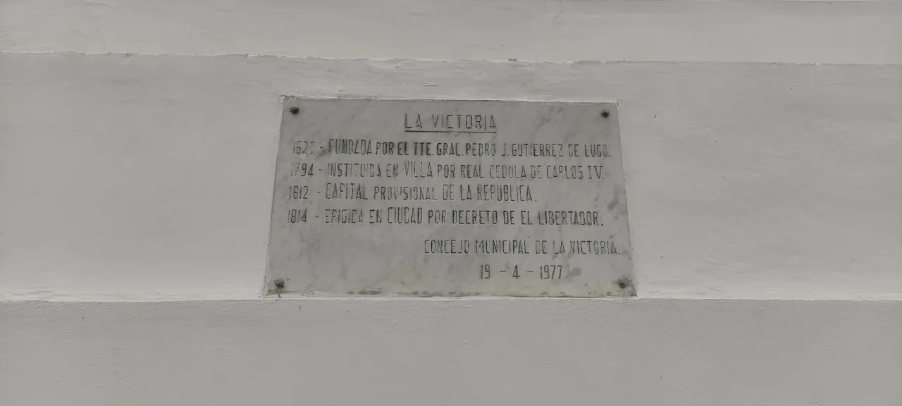 Placa Iglesia Nuestra Señora de Guadalupe