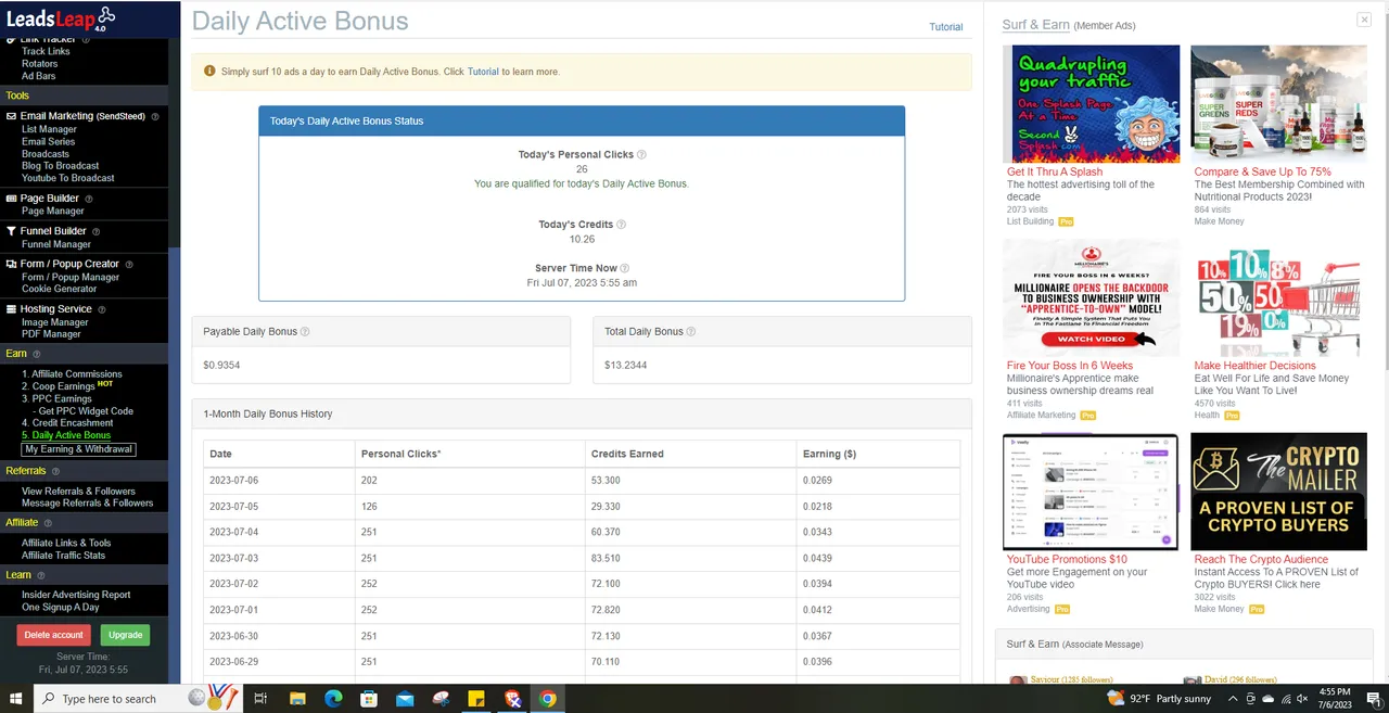 LeadsLeap Proof of Work.PNG