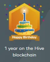 1 Year on the Hive Blockchain.PNG
