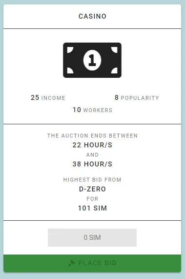 Casino Auction - high bid 101 SIM.PNG
