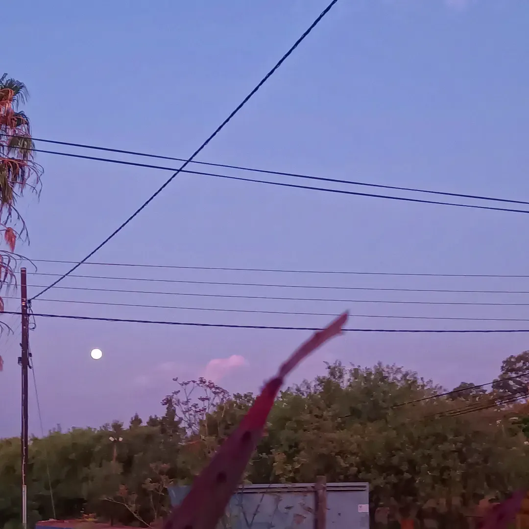 A good - it must be - moon rising