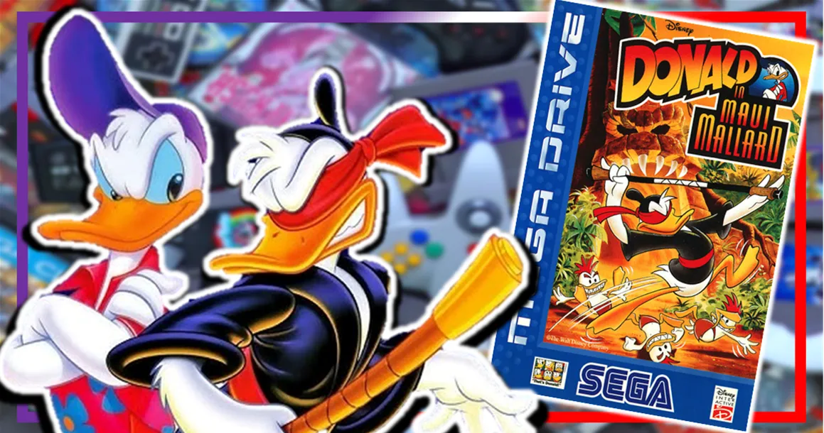 Donald in Maui Mallard (Mega Drive) PORTADA.png