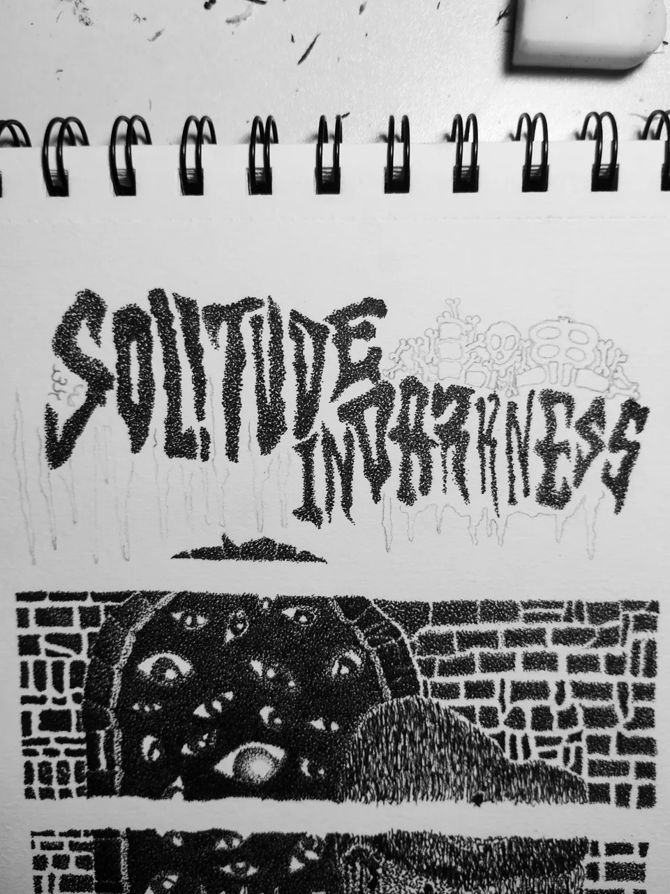 Solitude in darkness cover - create a weird accessories in title.jpg