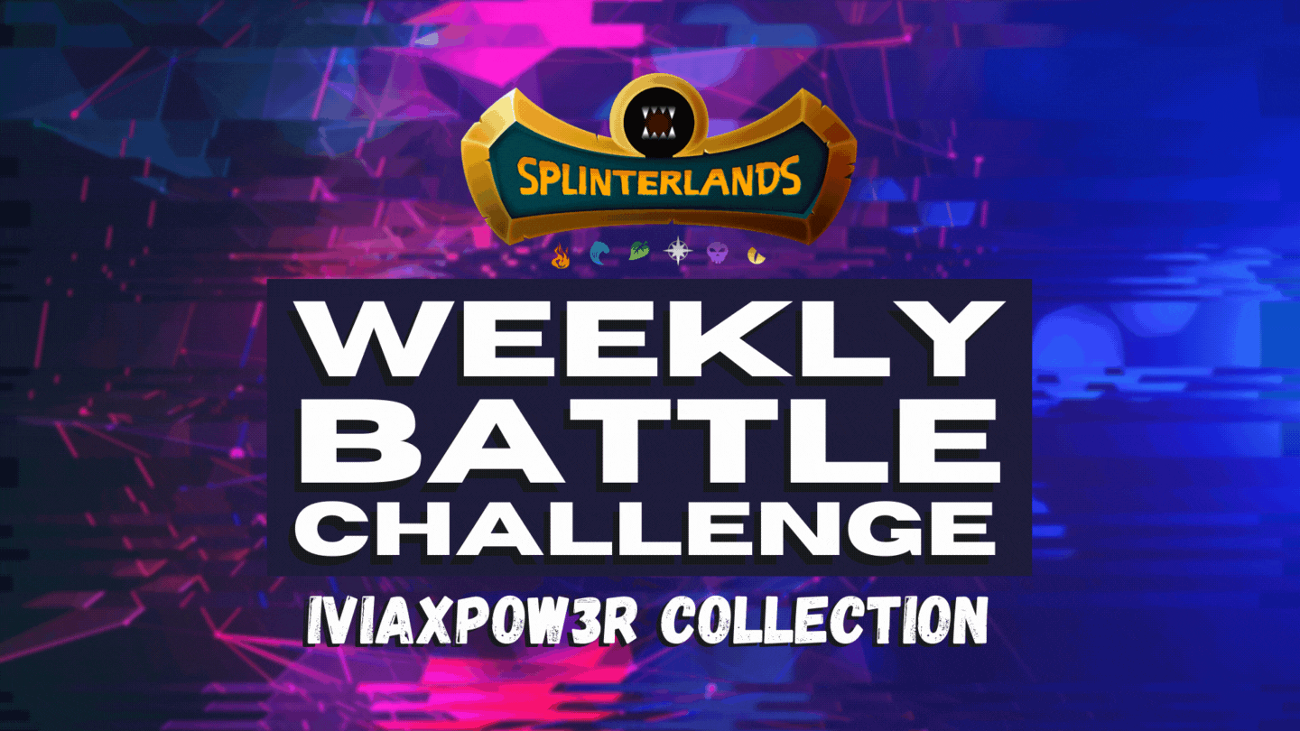 Splinterlands Weekly Share Your Battle Challenge.gif