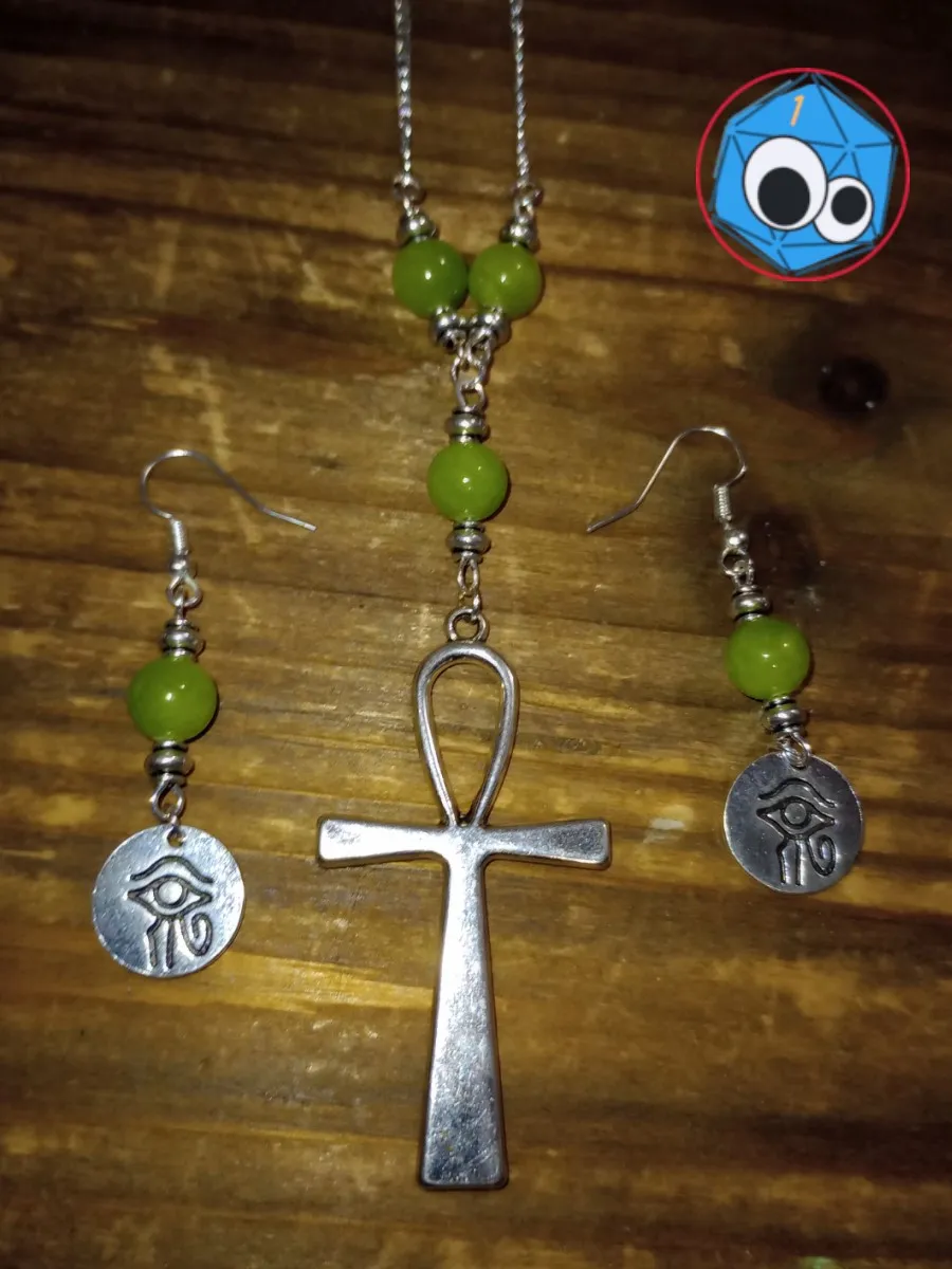ankh necklace and horus earrings.jpg