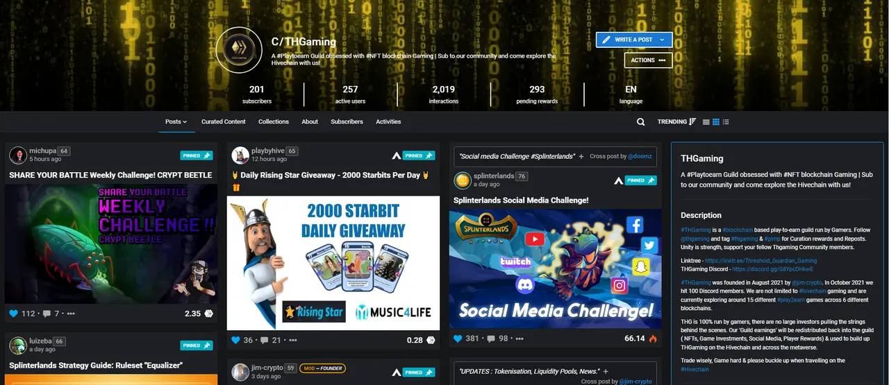 444 201 Subs Thgaming Hive community 28 April 2022.png