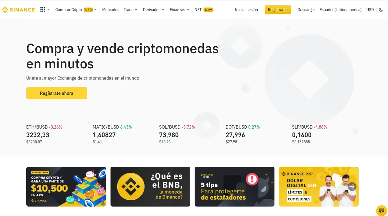 CÓMO REGISTRARSE EN BINANCE