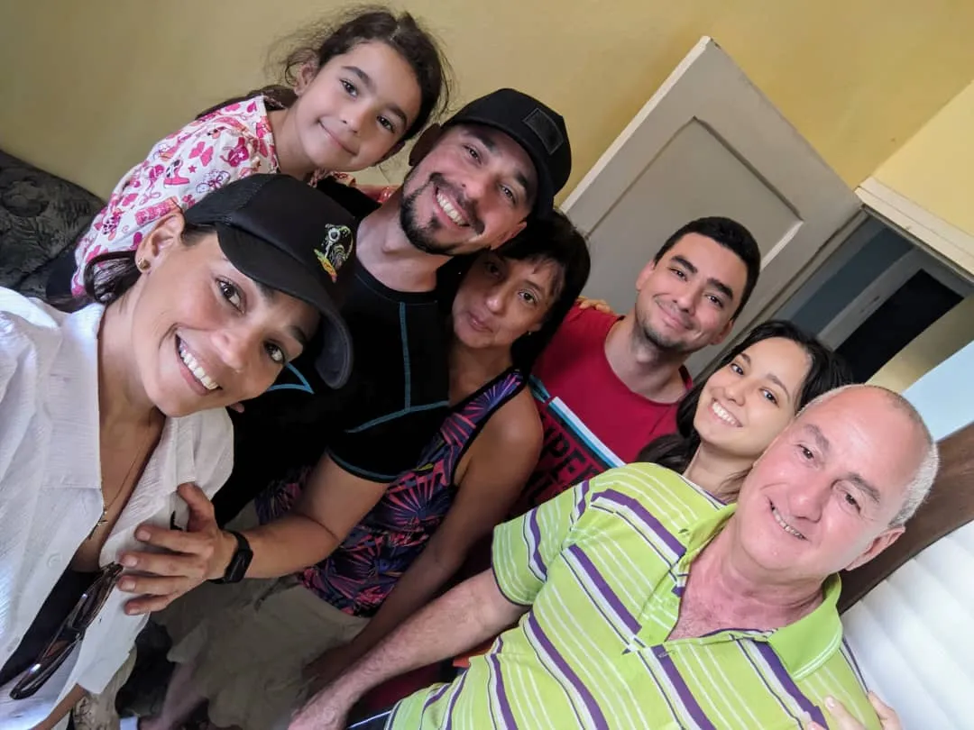 Fotografía de Fernando Garrido y familia