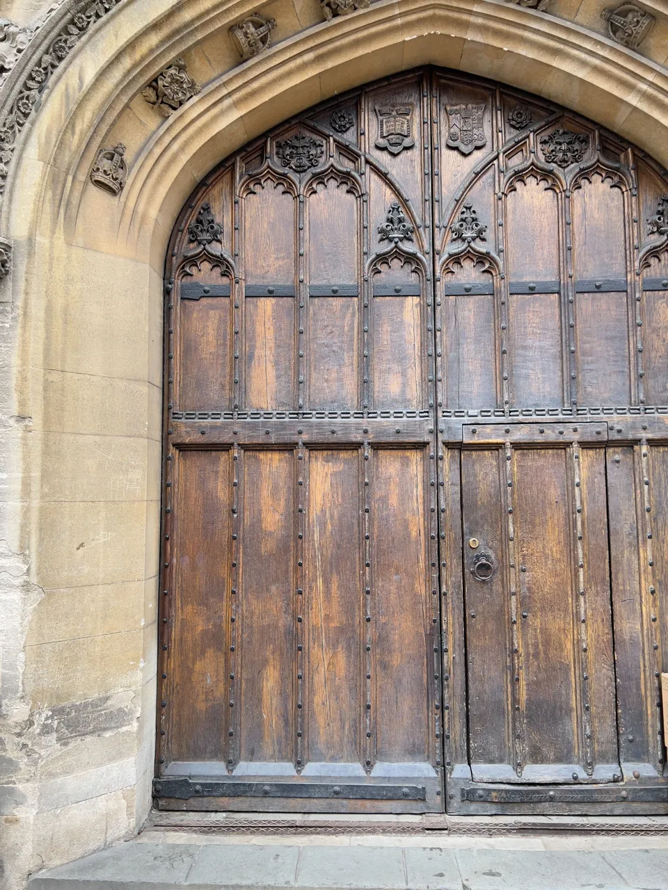 A massive door, sorry didn't know which building this was!