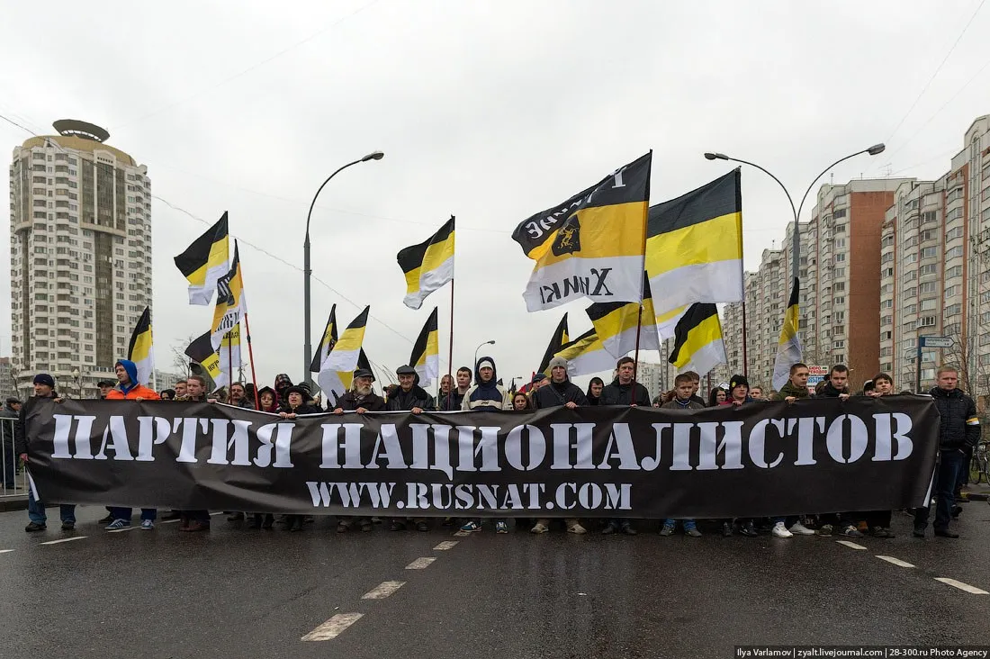 "Russian March" in Moscow. 2013. nationalist party. Photo Source - Varlamov