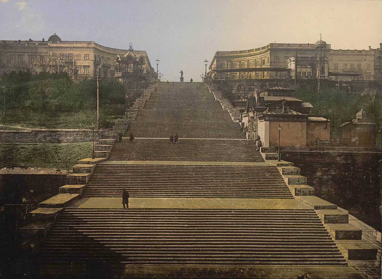 Potemkin Stairs. Early twentieth century. Photo Source - Wikipedia