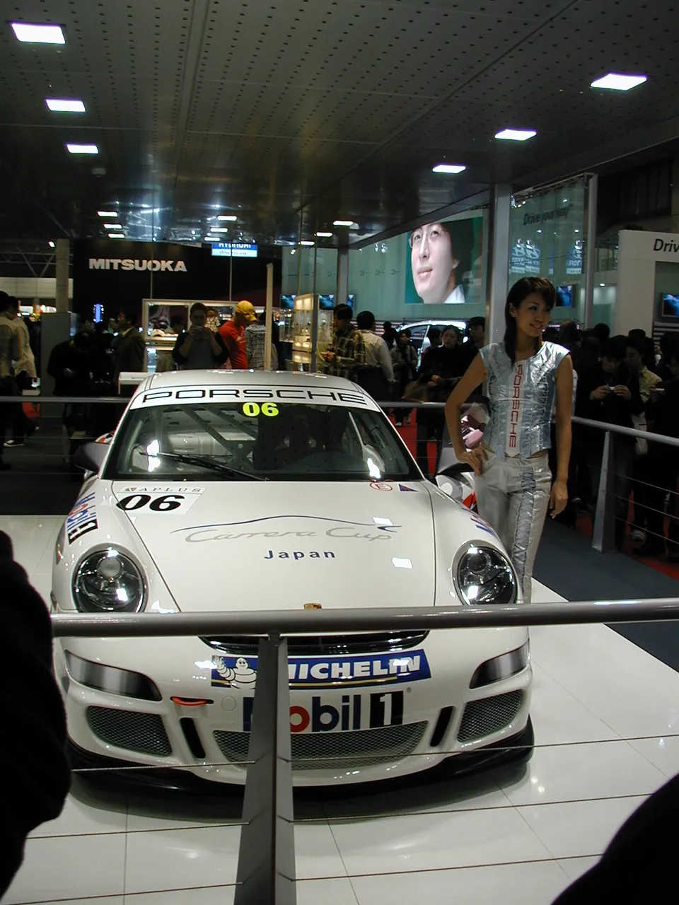 137 - Porsche GT3 Cup car.  Oops, another human advertising billboard.